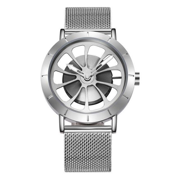 2018 New Women Mens Watch Luxury Men Big Dial Stainless Steel Sport Quartz Watches Fashion Male Rotation Waterproof Dress Watch