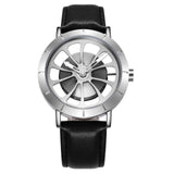 2018 New Women Mens Watch Luxury Men Big Dial Stainless Steel Sport Quartz Watches Fashion Male Rotation Waterproof Dress Watch