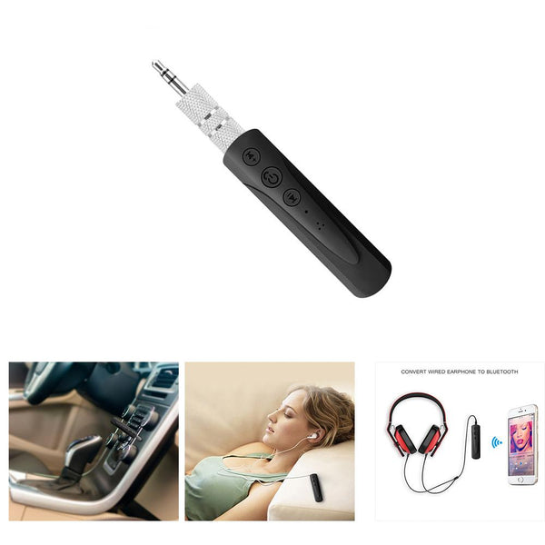Wireless Bluetooth Audio Receiver Hands Free 3.5mm AUX  for Car Music Streaming Sound System
