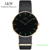 CARNIVAL Women Watches Ladies Watch Chronograph Leather Strap Quartz Date Luminous Hands Waterproof Wristwatch Relogio Feminino