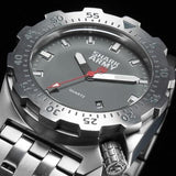 Shark Army Silver Metal Watch Bracelet 100m Water Resistant Swimming Sport Pulseira Masculina Quartz Military Wriswatch / SAW187