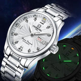 Carnival Luxury Dress Tritium Watch Men Autoatic Mechanical Watches Luminous Stainless Steel Waterproof Clock horloges mannen