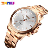 SKMEI Men Smart Watch High Quality Stainless Steel Quartz Sport Watch Fashion Multifunction Bluetooth Smartwatch Reminder Clock