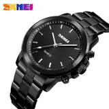 SKMEI Men Smart Watch High Quality Stainless Steel Quartz Sport Watch Fashion Multifunction Bluetooth Smartwatch Reminder Clock