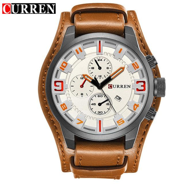 CURREN Watches Men Watch Luxury Brand Analog Men Military Watch Reloj Hombre Whatch Men Quartz Curren Male Sports Watches 8225