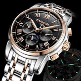 Carnival Luxury Brand Automatic Mechanical Watch Men Tritium T25 Luminous Full Steel Waterproof Watches Military Clock relogios