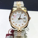 AMICA 2018 Luxury Full Steel Men's Automatic Mechanical Waterproof Wrist Watch