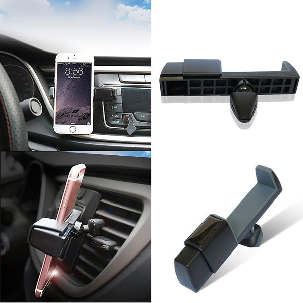 Black Car Air Vent Mount Cradle Holder Stand For Mobile Smart Cell Phone GPS