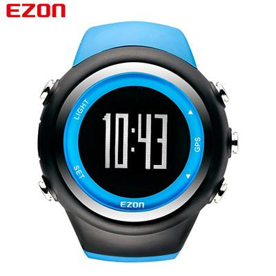 Outdoor Sport Running Gps Digital Mens Watch Ezon Waterproof 50M Alarm Stop Watch Clock Watches Man Digital-watch For Men Women
