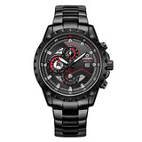 CASIMA 2018 New Men's Watch Automatic Mechanical Watch Multi-function Sports Stainless Steel Men's Business Quartz Watch