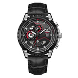 CASIMA 2018 New Men's Watch Automatic Mechanical Watch Multi-function Sports Stainless Steel Men's Business Quartz Watch