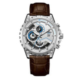 CASIMA 2018 New Men's Watch Automatic Mechanical Watch Multi-function Sports Stainless Steel Men's Business Quartz Watch