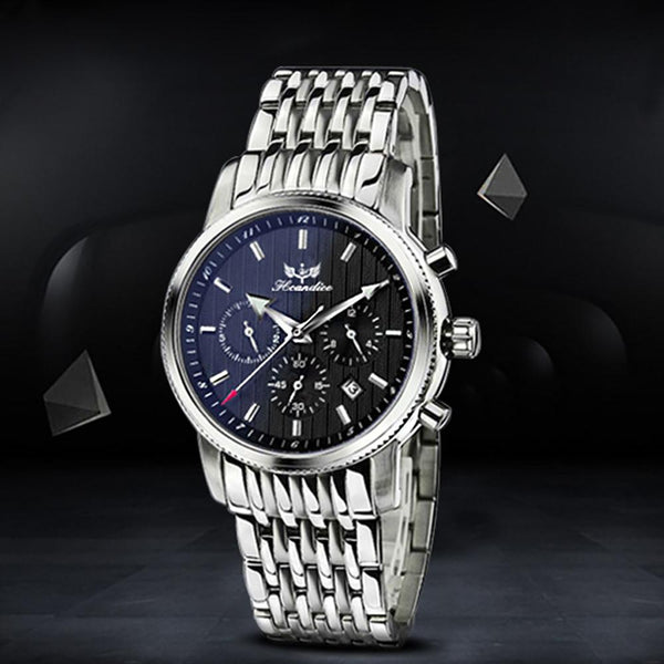Paradise 2017 Hot 1PC Men's New Fashion Watch Stainless Steel Band Mechanical Wrist Watch wholesale  July22