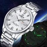 Carnival Top Brand Luxury Watch Men Automatic Mechanical Watches Tritium Luminous Stainless Steel Waterproof Male Clock relojes