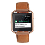 Hothot Super Design Retro leather Watch Bracelet Strap Band For Fitbit Blaze Smart Watch for your luxury Watch Feb24