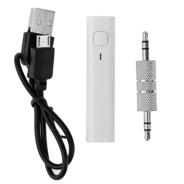 Wireless Adapter Bluetooth 4.2 Audio Receiver Wireless Adapter 3.5mm Jack AUX Audio Music Hands-free Car Kit with Data Cable