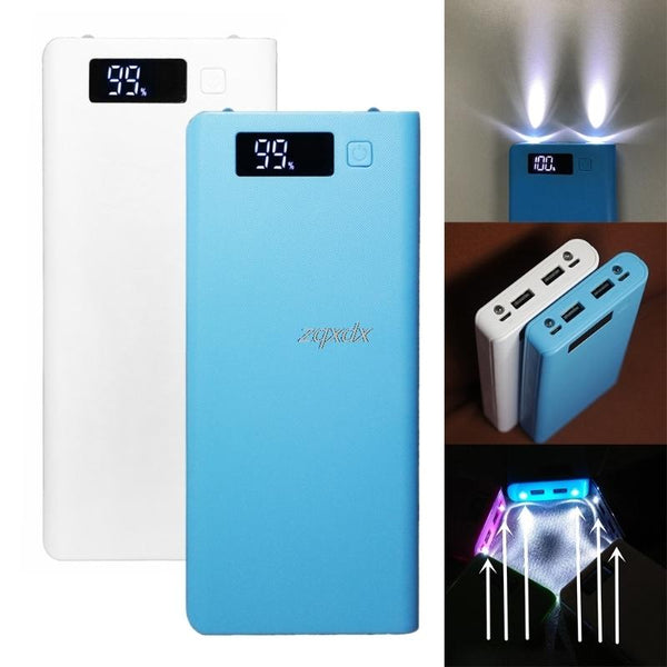 Portable Slim 5V Dual USB 8x 18650 Power Bank Battery Box Mobile Phone Charger DIY Shell Case Z07 Drop ship
