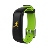 Functional Watch Blood Pressure Counter Activity Tracker Smart Fitness Wrist Band Bracelet With Color Screen For Step Calorie