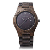 2018 BigBen Bewell Luxury Brand Wood Watch Men Analog Natural Quartz Movement Date Male Wristwatches Clock Relogio Masculino