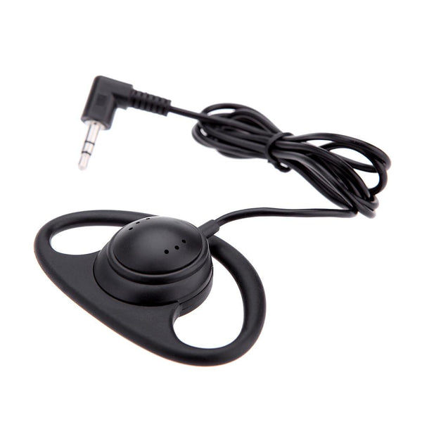 Single Side Headset Headphone Dual Channel Earphone 3.5mm Plug for Laptop PC Skype VoIP ICQ