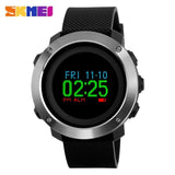 SKMEI  Fashion Compass Watch Men Women Screen Pedometer Sports Watch Waterproof Outdoor OLED Display Digital Wristwatches