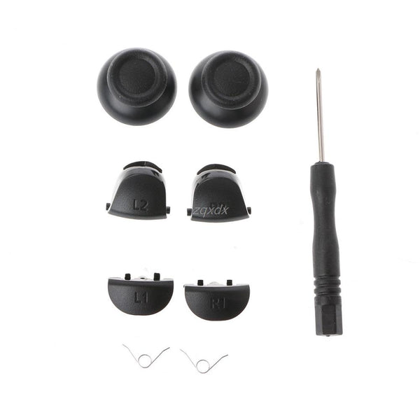9-In-1 Analog Thumb Sticks L1 R1 L2 R2 Trigger Buttons Kit For PS4 Controller Z18 Drop Ship