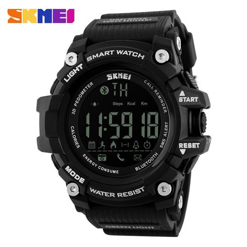 SKMEI Men Smart Watch Pedometer Calories Chronograph Fashion Outdoor Sports Watches 50M Waterproof Digital Wristwatches Clock