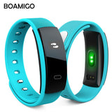 Smart Watches BOAMIGO Unisex Bracelet Wristband Bluetooth Heart Rate Message Reminder Sleep Monitoring For IOS Android phone