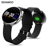 Bluetooth Smart Watch Android IOS Smartwatch Phone Call Remind Calories Heart Rate Monitor BOAMIGO Brand Bracelet Wristband
