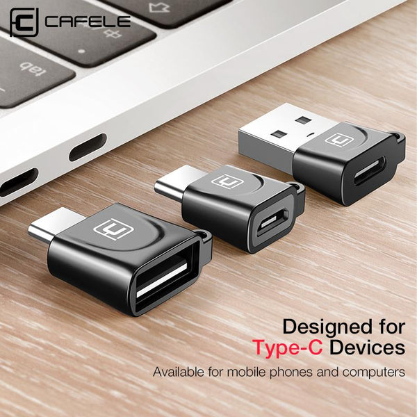 Cafele USB Type C OTG Adapter Micro USB to Type C / Type-C to USB 2.0 Adapter USB C Converter OTG Adapter