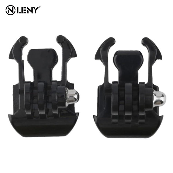 2Pcs Quick Release Gopro Buckle Basic Mount Flat Buckle Base Clip Helmet Chest Strap Adapter For Go Pro Hero 4 3 Xiaomi Yi SJCAM