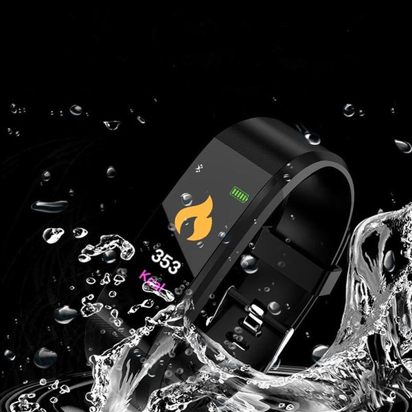 115 PLU Waterproof Sport Smart Watch Men Women Heart Rate Fitness Tracker Smart Wristbands For Android IOS Smart Watches Relogio