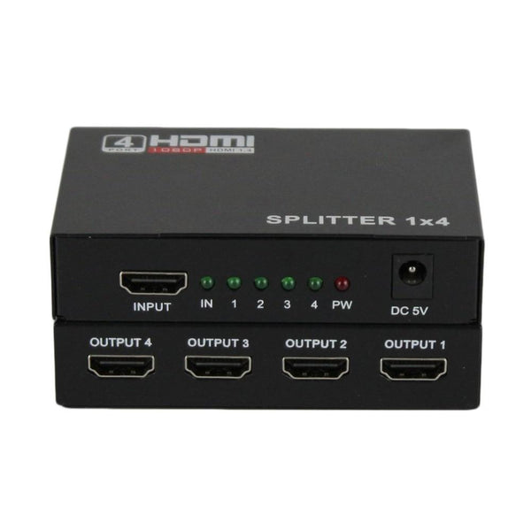 UHD HDMI Splitter Full HD 1080p Video 1X4 Split 1 In 4 Out 4K HDMI Switch Switcher Amplifier Repeater Adapter For HDTV