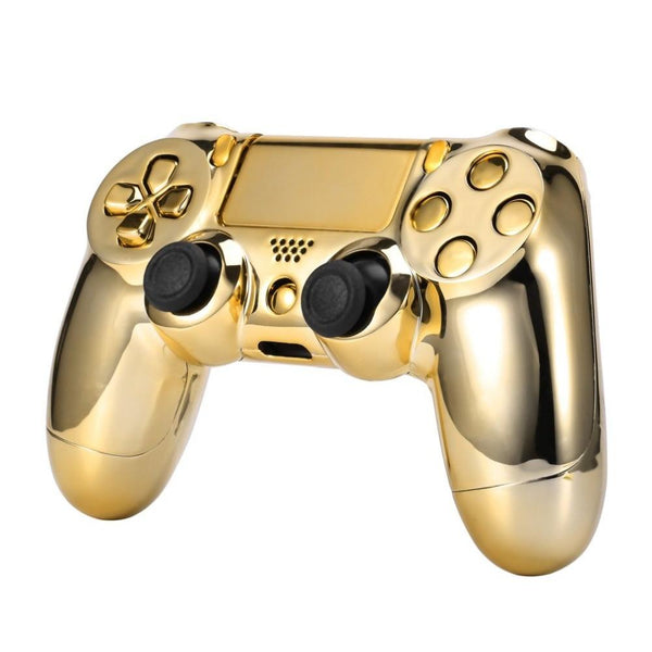 High Quality Gold Chrome Replacement Hydro Dipped Shell Mod Kit for PS4 Controller