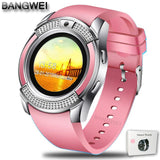 BANGWEI Women Smart Watch LED Color Screen Clock fitness pedometer sedentary reminder sleep monitoring smart digital watch men