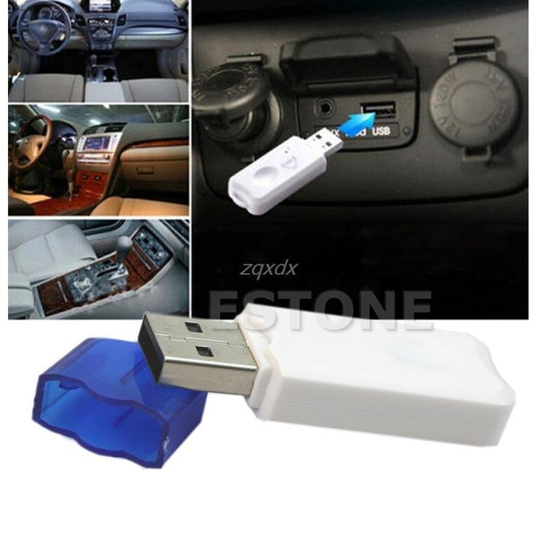 Wireless USB Bluetooth Stereo Audio Music Receiver Adapter For Car Home Speaker Drop Ship