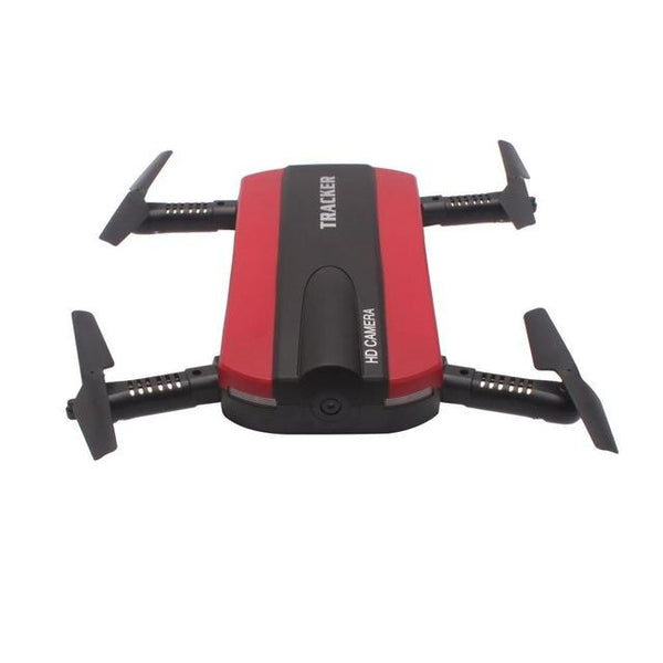 JINXINGDA 523 Tracker 2.4G Foldable Mini Selfie RC Drone Quadcopter With Wifi FPV Camera Altitude Hold G-sensor VS JJRC H37