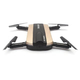 JINXINGDA 523 Tracker 2.4G Foldable Mini Selfie RC Drone Quadcopter With Wifi FPV Camera Altitude Hold G-sensor VS JJRC H37
