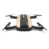JINXINGDA 523 Tracker 2.4G Foldable Mini Selfie RC Drone Quadcopter With Wifi FPV Camera Altitude Hold G-sensor VS JJRC H37