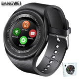 BANGWEI2018 New Fashion Smart Digital Watch Bluetooth LED Electronic Smart Watch With Camera FM Men sport Pedometer watch Clock