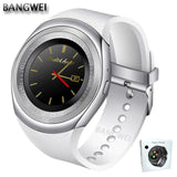 BANGWEI2018 New Fashion Smart Digital Watch Bluetooth LED Electronic Smart Watch With Camera FM Men sport Pedometer watch Clock