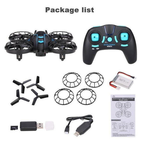 JXD 515V 2.4G 4CH RC Drone Selfie Altitude Hold Headless Mode 6-Axis RC Quadcopter with High Low Speed Switch WIFI FPV Camera