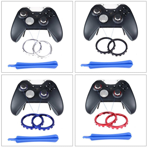 Thumbstick Accent Rings for Xbox One Elite Controller A Pair of Thumbstick Accent Rings With Teardown Rod Game Accessories