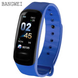 Men smart watches BANGWEI sport bracelet wristband bluetooth heart rate Sleep Monitor message reminder Call Vibration Reminder