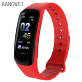 Men smart watches BANGWEI sport bracelet wristband bluetooth heart rate Sleep Monitor message reminder Call Vibration Reminder