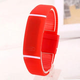 Candy Color Women Men Couple TPU LED Children's Watch Date Digital Sport Wrist Bracelet Daily Waterproof Fashion Wristwatches