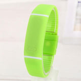 Candy Color Women Men Couple TPU LED Children's Watch Date Digital Sport Wrist Bracelet Daily Waterproof Fashion Wristwatches