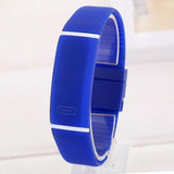 Candy Color Women Men Couple TPU LED Children's Watch Date Digital Sport Wrist Bracelet Daily Waterproof Fashion Wristwatches