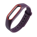 1Pcs 220mm Double Color Replacement Smart Bracelet Strap For Xiaomi Mi Band 2 Smart Watch Band Strap Wristband For Miband 2 Hot