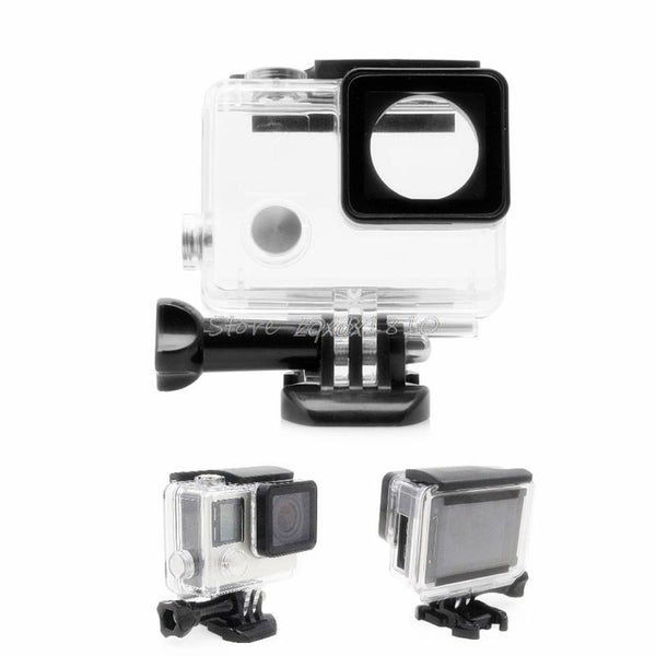 Side Open Skeleton Housing Protective Case Cover Mount For GoPro Hero 4/3+ new Z09 Drop ship